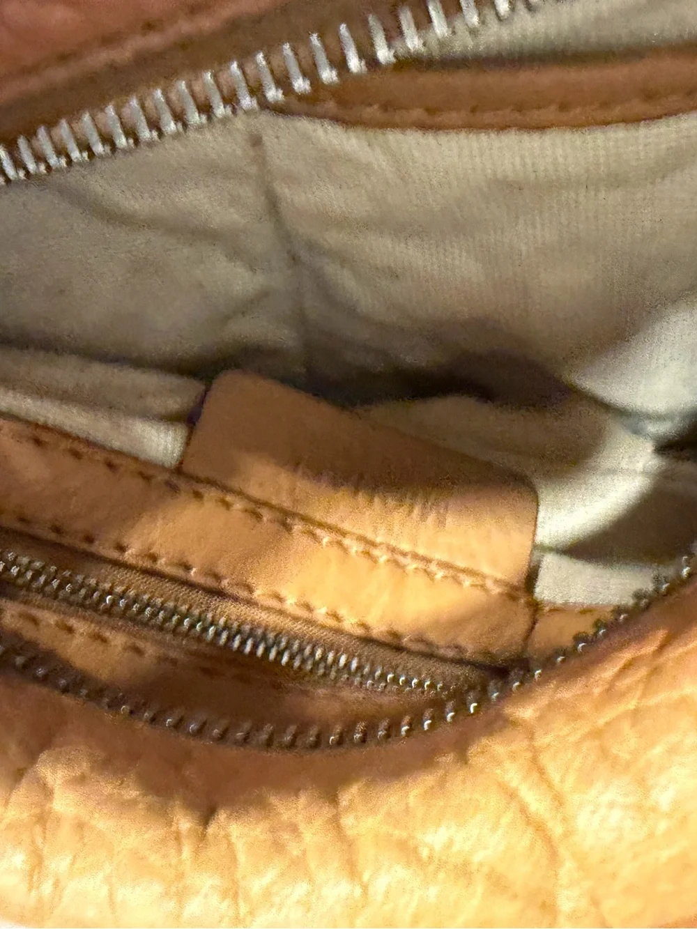 Michael Kors Ranger Hobo Bag Burnt Cognac Leather Cargo Shoulder Purse